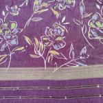 Women Linen Cotton Saree for Smart Comfort with Airy Fabric