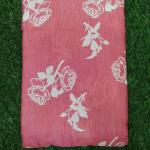 Women Lightweight Floral Cotton Saree with Soft Fabric