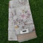 Women Office Wear Cotton Saree with Minimalist Design