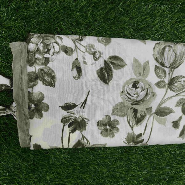 Women Elegant Cotton Saree with Unique Border Pattern