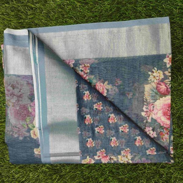 Women Office Wear Cotton Saree with Minimalist Design