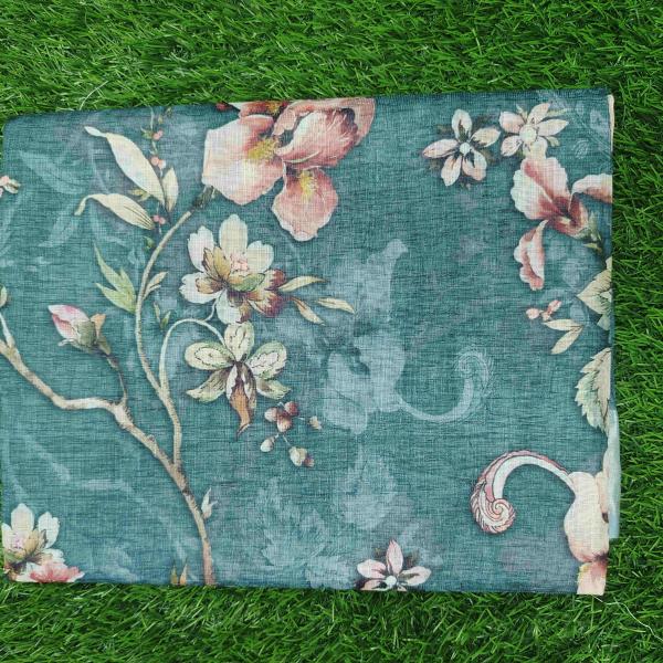Women Beautiful Cotton Saree with Designer Border Work