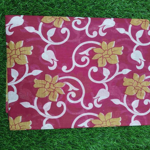 Women Soft Lightweight Cotton Saree with Fancy Border