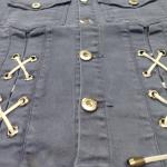 Urban Graphic Print Denim Vest – Street Style Sleeveless