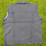 Urban Graphic Print Denim Vest – Street Style Sleeveless