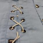 Funky Cartoon Design Denim Vest – Trendy Sleeveless Jacket