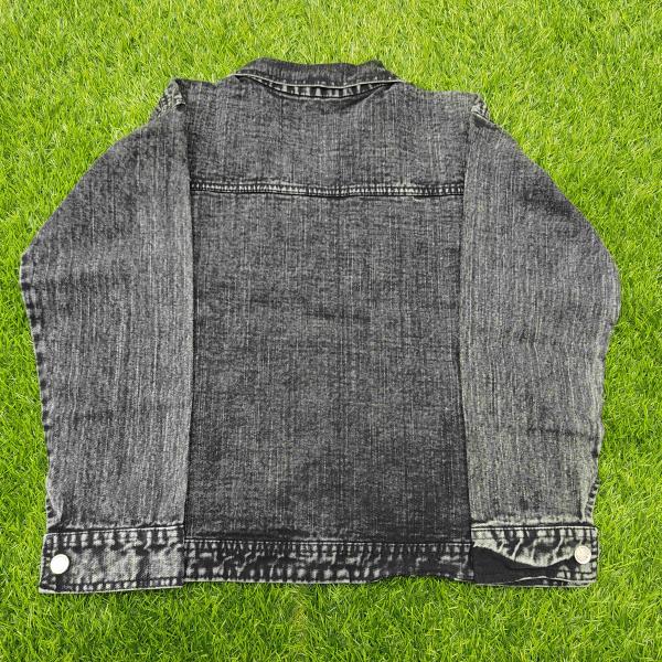 Color Splash Printed Denim Vest – Casual Wear Sleeveless