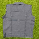 Youth Style Graphic Denim Vest – Modern Street Jacket