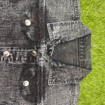 Vibrant Print Denim Vest – Fashion Sleeveless Jacket