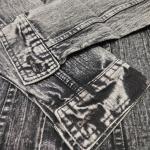 Trendy Multicolor Graphic Denim Vest – Urban Wear