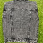 Trendy Multicolor Graphic Denim Vest – Urban Wear