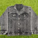 Trendy Multicolor Graphic Denim Vest – Urban Wear