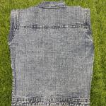 Creative Art Print Denim Vest – Premium Sleeveless Jacket