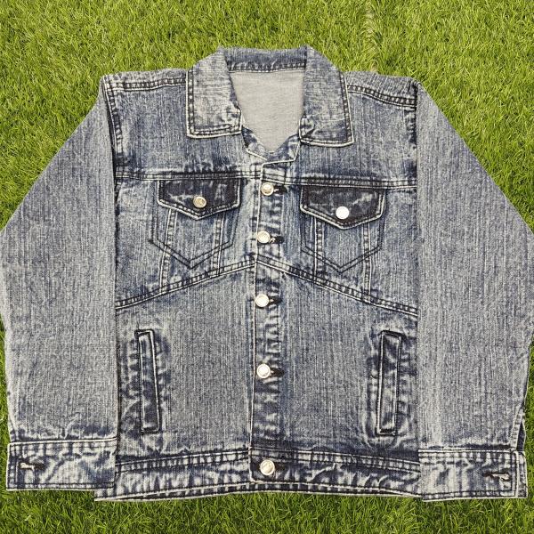 Creative Art Print Denim Vest – Premium Sleeveless Jacket