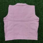 Creative Art Print Denim Vest – Premium Sleeveless Jacket