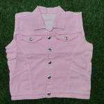 Creative Art Print Denim Vest – Premium Sleeveless Jacket