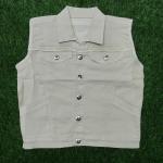 Washed Blue Denim Vest – Casual Sleeveless Classic