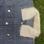 Solid Color Denim Vest – Simple Stylish Sleeveless