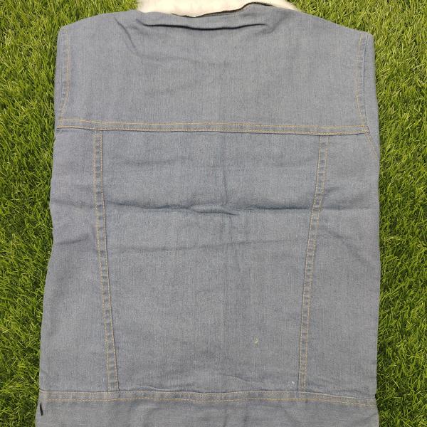 Solid Color Denim Vest – Simple Stylish Sleeveless