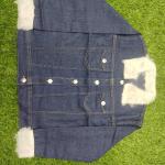 Bold Graphic Denim Vest – Statement Sleeveless Jacket