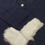 Bold Graphic Denim Vest – Statement Sleeveless Jacket